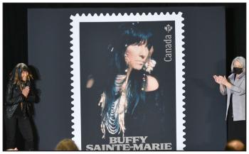 Buffy Saint-Marie stamp