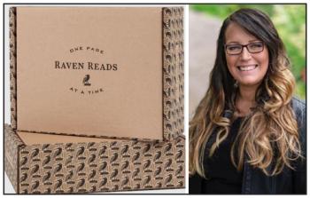 Raven Reads box with founder Nicole McLaren