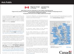 Programme de cessation d’exploitation de canalisations latérales et de stations de comptage en 2026 (programme A)