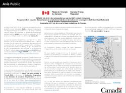 Programme B de cessation d’exploitation de canalisations latérales et de stations de comptage en 2026 (Comté de Mackenzie)