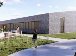 Artist rendering of Brampton, Ontario's new future Century Gardens Youth Hub