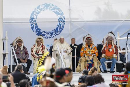 Pope Francis in Maskwacis photo 1