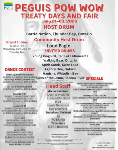 Peguis Pow Wow Treaty Days and Fair